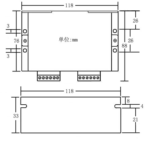 42/57步進電機驅動器 自發脈沖 驅動控制一體 QD50(圖1)